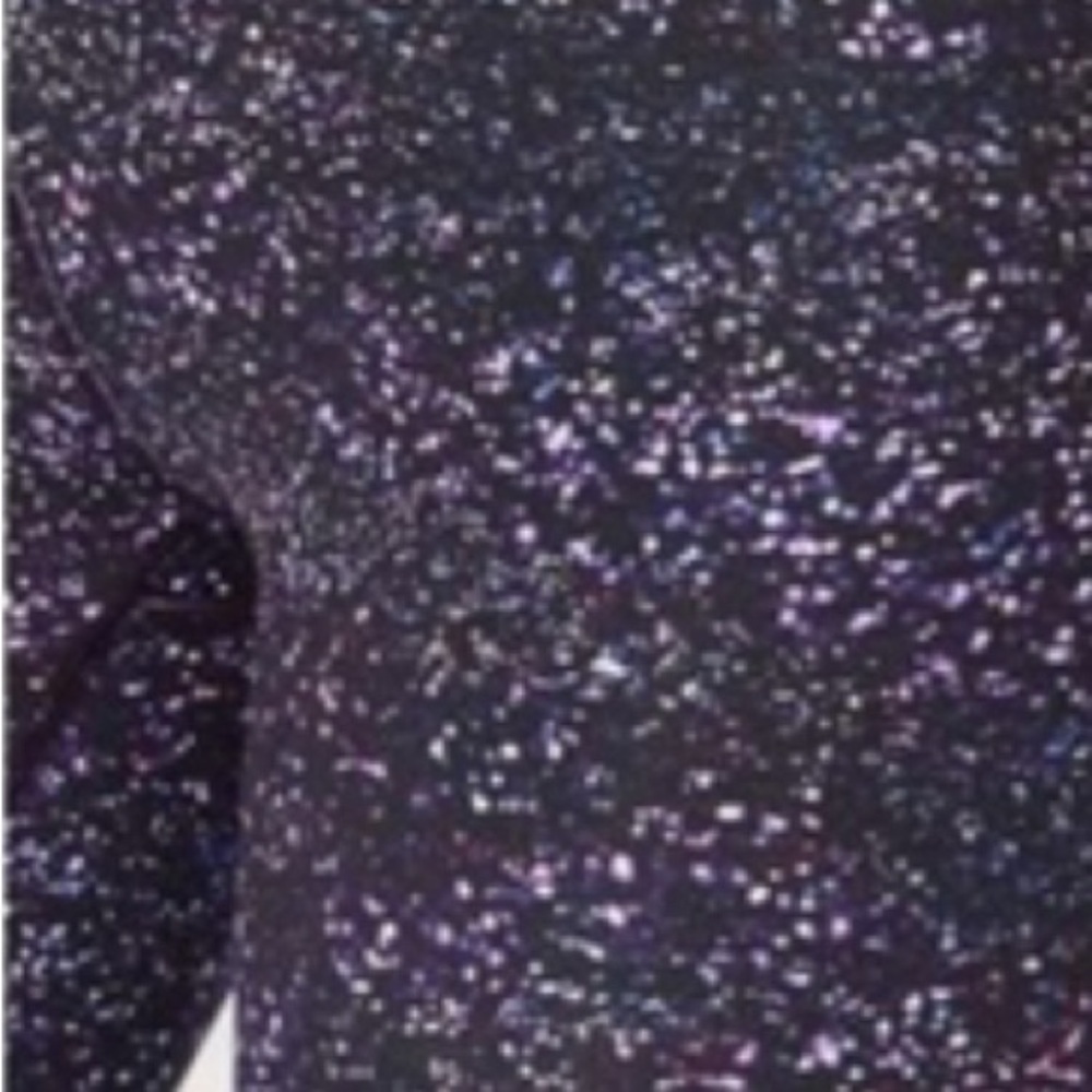 Lululemon Athletica Black and Purple Speckled Top